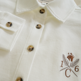 Sixteen Cypress Sport Piqué Button Down Shirt - White