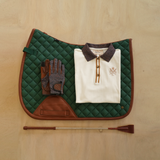 Sixteen Cypress Sport Piqué Polo Shirt, Tweed Collar