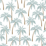 Essex Classics Ladies "Luna II" Seafoam with Palm Trees Long Sleeve Performance Show Shirt