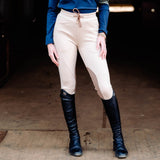 Redingote Jogger Knee Patch Breech - Tan