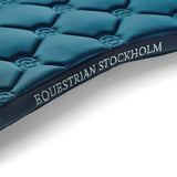 Equestrian Stockholm Jump Saddle Pad Teal Blue