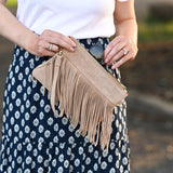 Tucker Tweed XL Wellington Wristlet Summer Fringe | Limited Edition