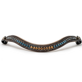 Halter Ego Aspen Leather Snaffle Bridle with Removable Flash