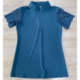 Halter Ego Tara - Short Sleeve Lace Competition Shirt - 10 Colors