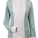 Essex Classics Ladies "Luna II" Seafoam with Hunter Derby Long Sleeve Performance Show Shirt