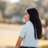 Essex Classics Ladies "Luna II" Seafoam with Hunter Derby Short Sleeve Performance Show Shirt