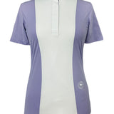 Essex Classics Ladies "Luna II" Lavender with Daisy Delight Short Sleeve Performance Show Shirt