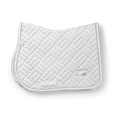 Equestrian Stockholm Jump Saddle Pad Modern White Perfection