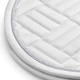 Equestrian Stockholm Jump Saddle Pad Modern White Perfection