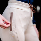 Redingote Jogger Knee Patch Breech - Tan