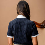 AA Alessandro Albanese Women's Alcina Short Sleeve Show Shirt - Charcoal - Alessandro Albanese - Equiluxe Tack