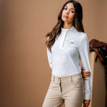 AA Alessandro Albanese Women's Elena Long Sleeve Show Shirt - White - Alessandro Albanese - Equiluxe Tack