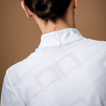 AA Alessandro Albanese Women's Elena Short Sleeve Show Shirt - White - Alessandro Albanese - Equiluxe Tack