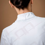 AA Alessandro Albanese Women's Elena Short Sleeve Show Shirt - White - Alessandro Albanese - Equiluxe Tack