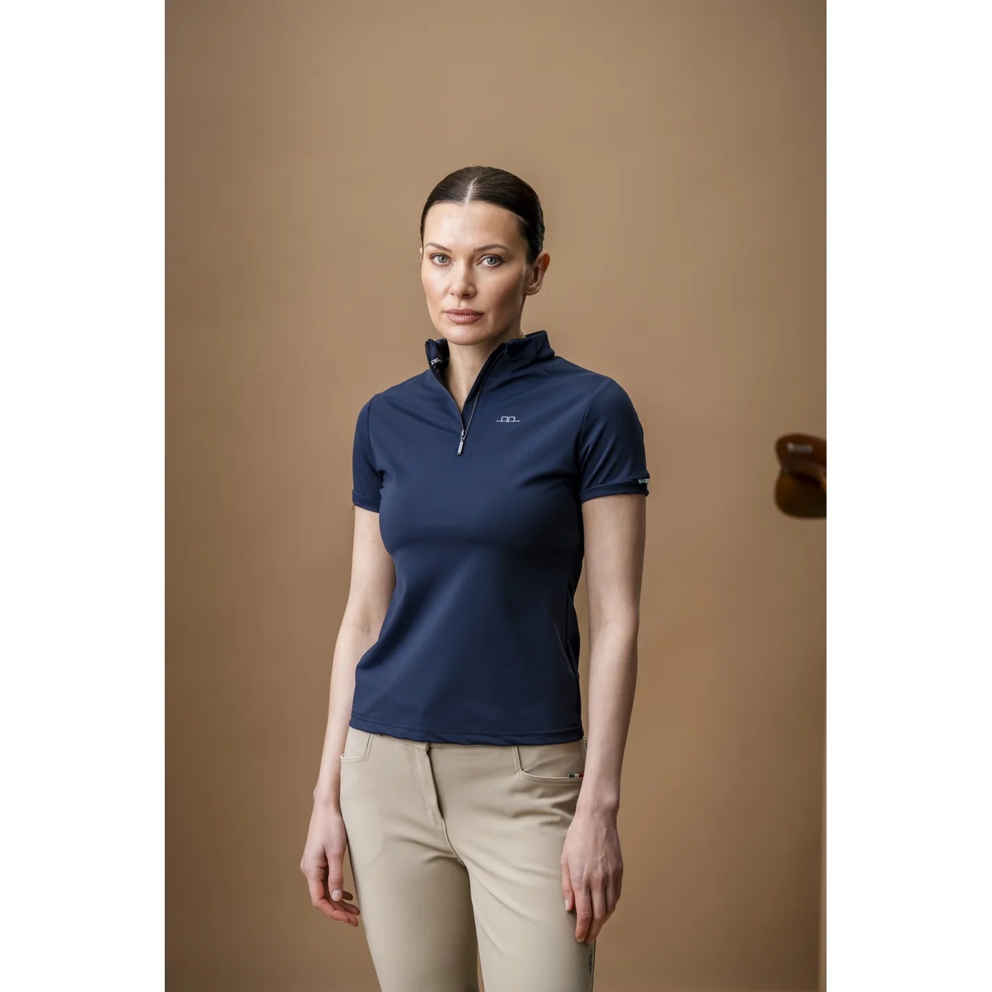 AA Alessandro Albanese Women's Gia Tech Quarter Zip - Navy - Alessandro Albanese - Equiluxe Tack