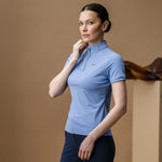 AA Alessandro Albanese Women's Gia Tech Quarter Zip - Sicilian Blue - Alessandro Albanese - Equiluxe Tack