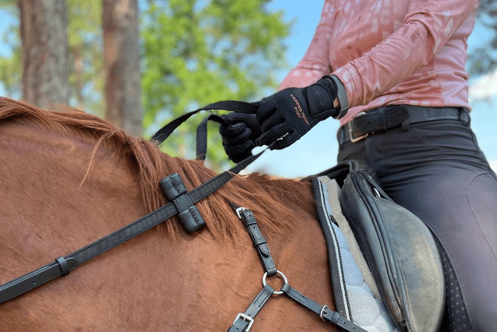 Aaron Vale Rein with Single Padded Hand Grip - CorrectConnect - Equiluxe Tack