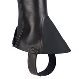 Alberto Fasciani CHAPS SUPER NATURE Half Chaps in Black Calf Leather - Alberto Fasciani - Equiluxe Tack