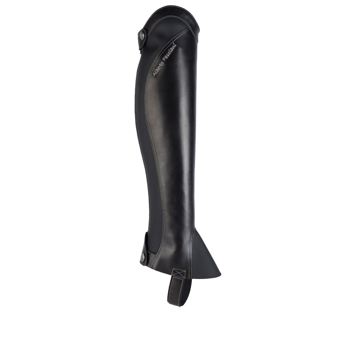 Alberto Fasciani CHAPS SUPER NATURE Half Chaps in Black Calf Leather - Alberto Fasciani - Equiluxe Tack