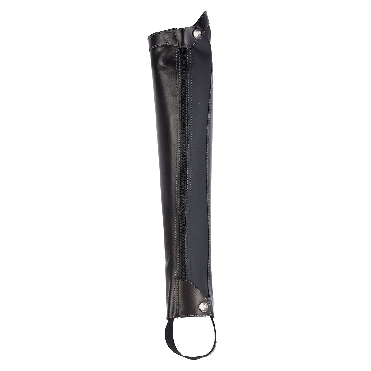 Alberto Fasciani CHAPS SUPER NATURE Half Chaps in Black Calf Leather - Alberto Fasciani - Equiluxe Tack