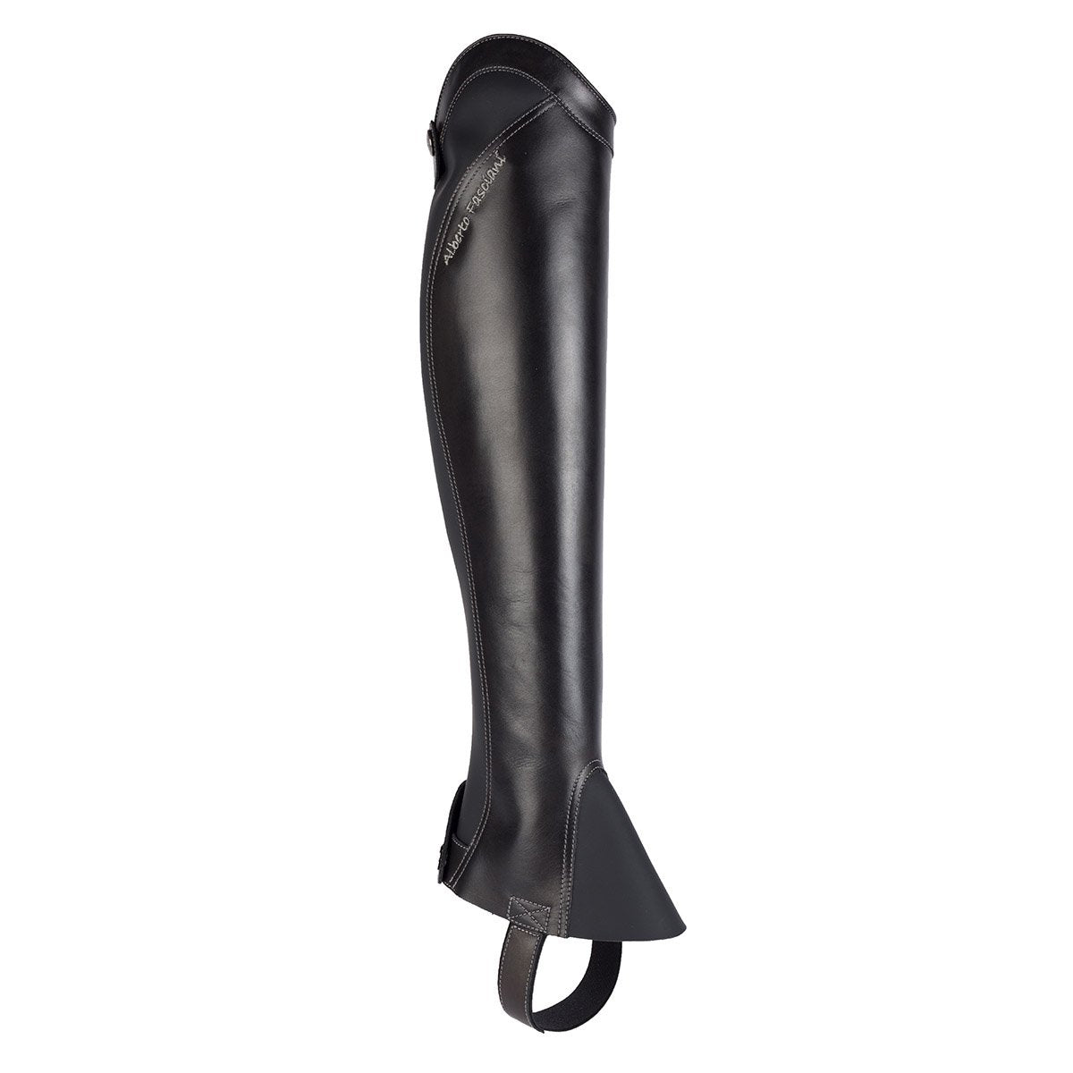 Alberto Fasciani CHAPS SUPER NATURE Half Chaps in Black Calf Leather - Alberto Fasciani - Equiluxe Tack