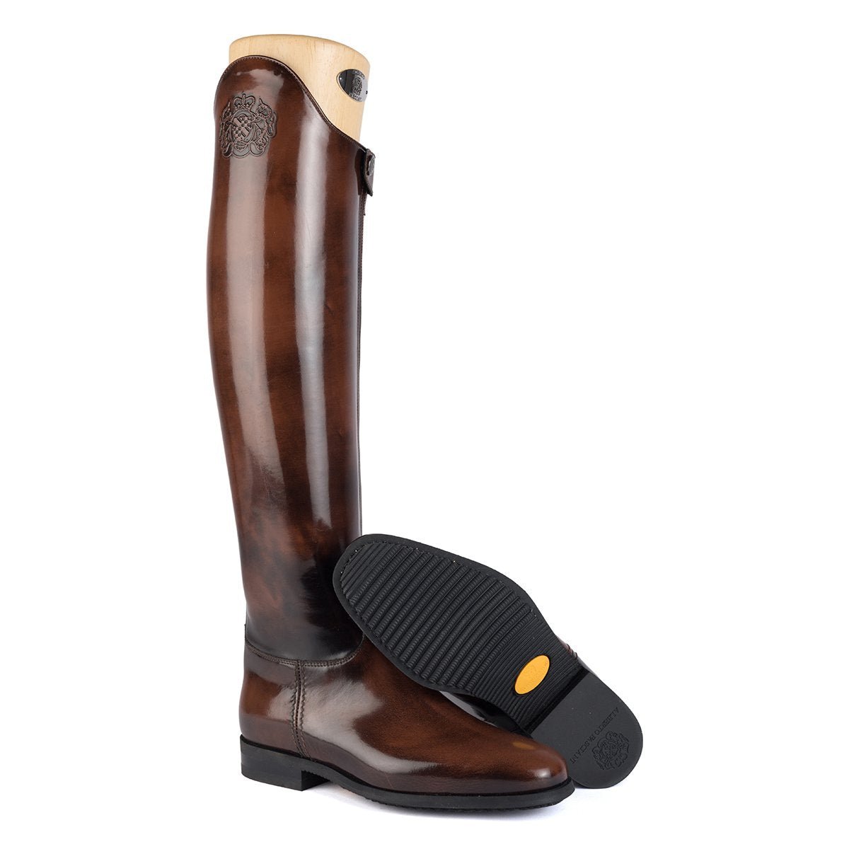 Alberto Fasciani DRESSAGE B2 PICASSO BROWN Standard Riding Boot (Sizes 35 - 39) - Alberto Fasciani - Equiluxe Tack