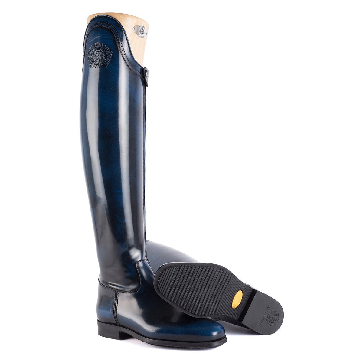 Alberto Fasciani DRESSAGE C1 INDIOS BLUE Standard Riding Boot (Size 40 - 45) - Alberto Fasciani - Equiluxe Tack