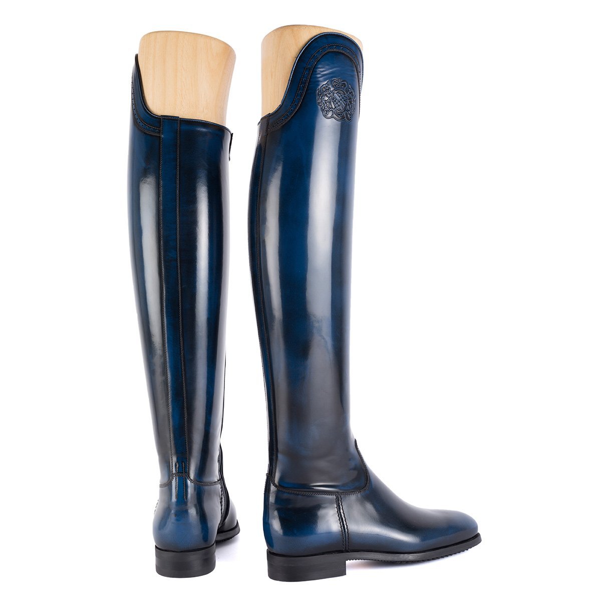 Alberto Fasciani DRESSAGE C1 INDIOS BLUE Standard Riding Boot Sizes 35 - 39) - Alberto Fasciani - Equiluxe Tack