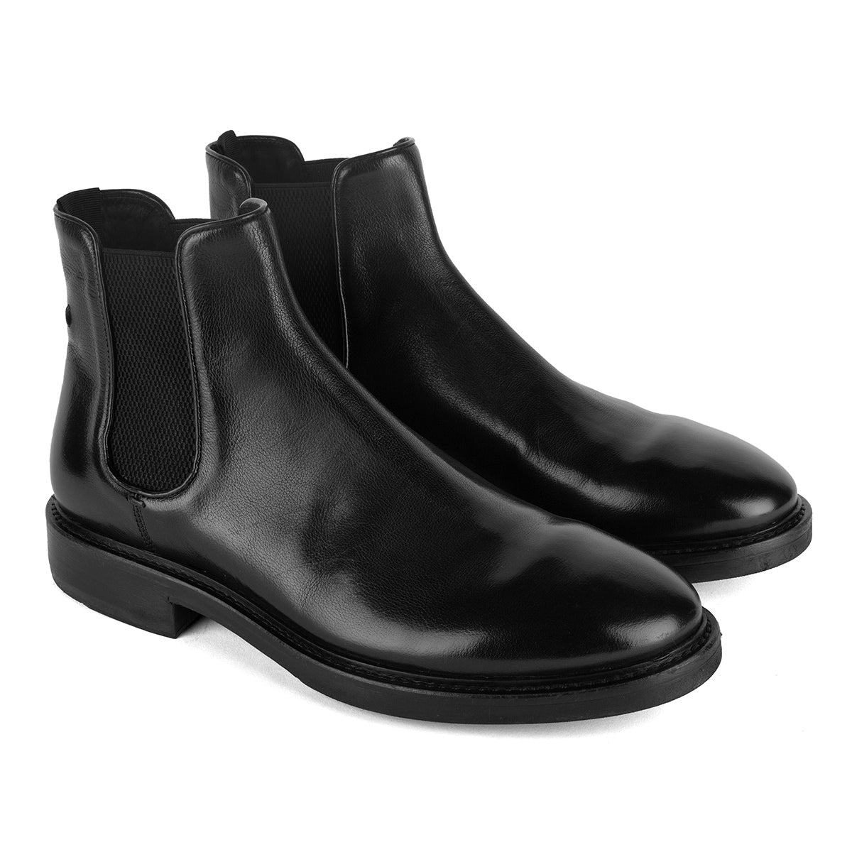 Alberto Fasciani IVAN Classic Black Chelsea Paddock Boots - Alberto Fasciani - Equiluxe Tack