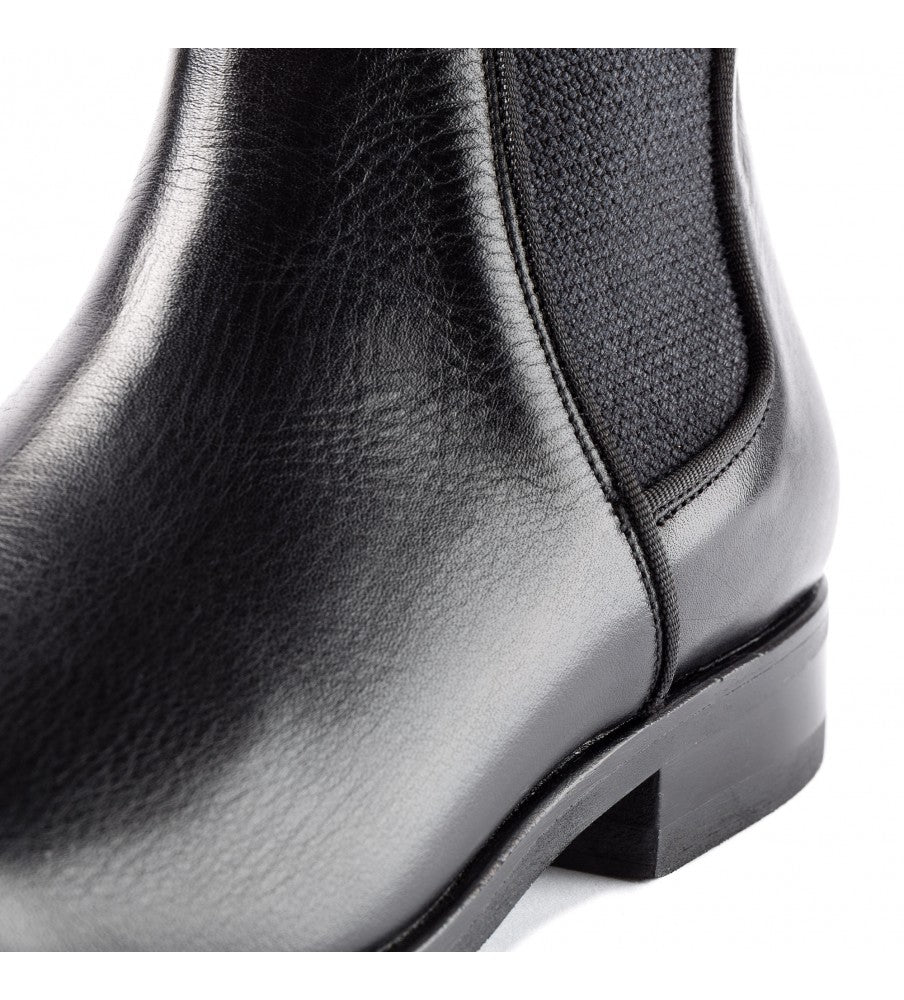 Alberto Fasciani Jumping Boots in Black Calf Leather - Alberto Fasciani - Equiluxe Tack