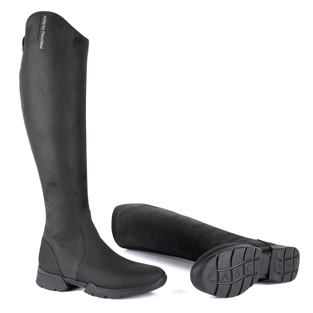 Alberto Fasciani PEDASO Nabuk Black Training Boots (Sizes 34 - 39) - Alberto Fasciani - Equiluxe Tack