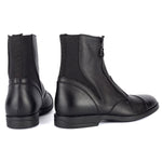 Alberto Fasciani Pegaso Black Short Paddock Boots in Black Calf Leather - Alberto Fasciani - Equiluxe Tack