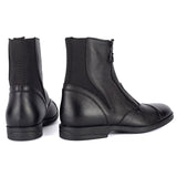 Alberto Fasciani Pegaso Black Short Paddock Boots in Black Calf Leather - Alberto Fasciani - Equiluxe Tack