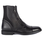Alberto Fasciani Pegaso Black Short Paddock Boots in Black Calf Leather - Alberto Fasciani - Equiluxe Tack