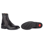 Alberto Fasciani Pegaso Black Short Paddock Boots in Black Calf Leather - Alberto Fasciani - Equiluxe Tack