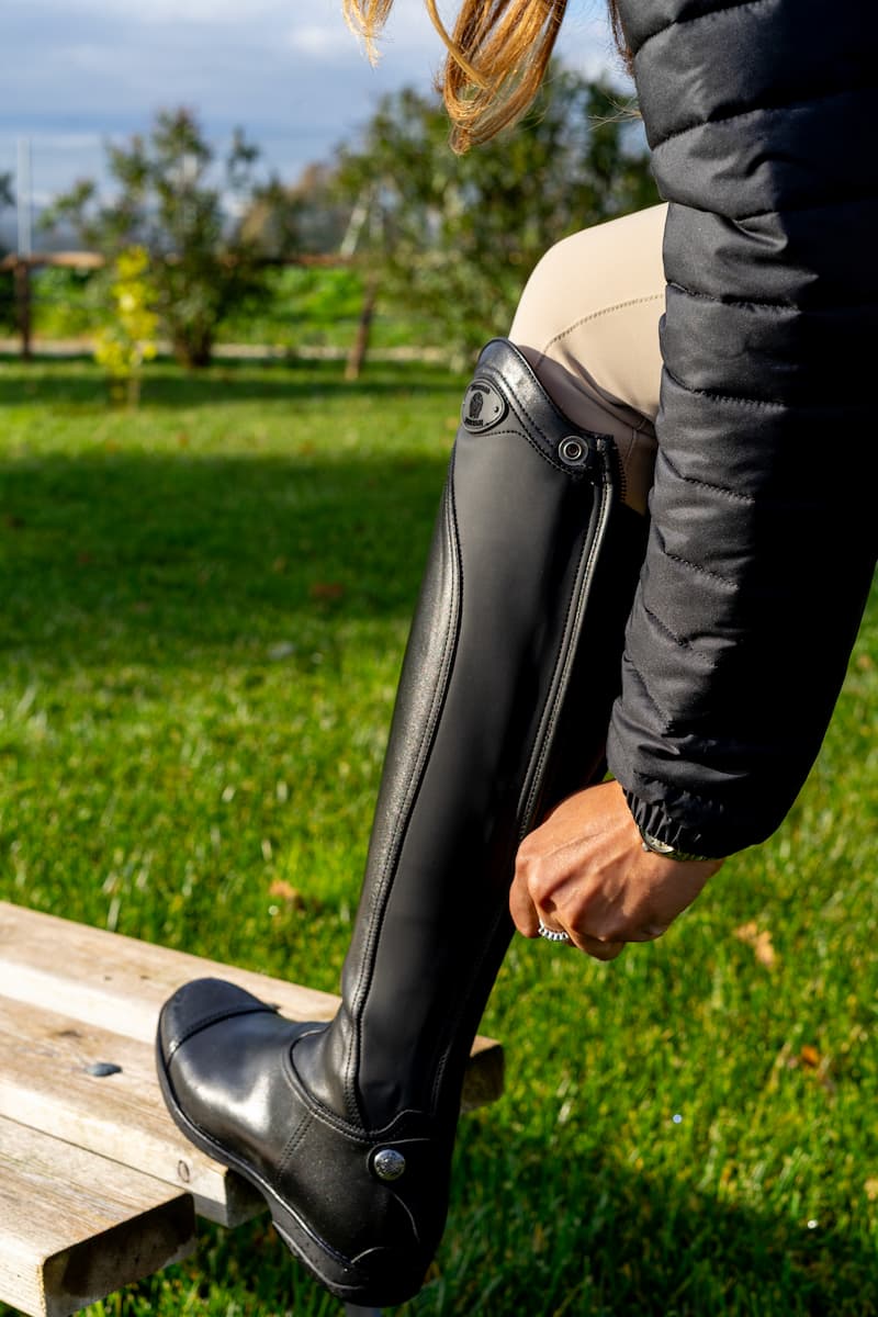 Alberto Fasciani Show Jumping Tall Boot - Loreto Black - Alberto Fasciani - Equiluxe Tack