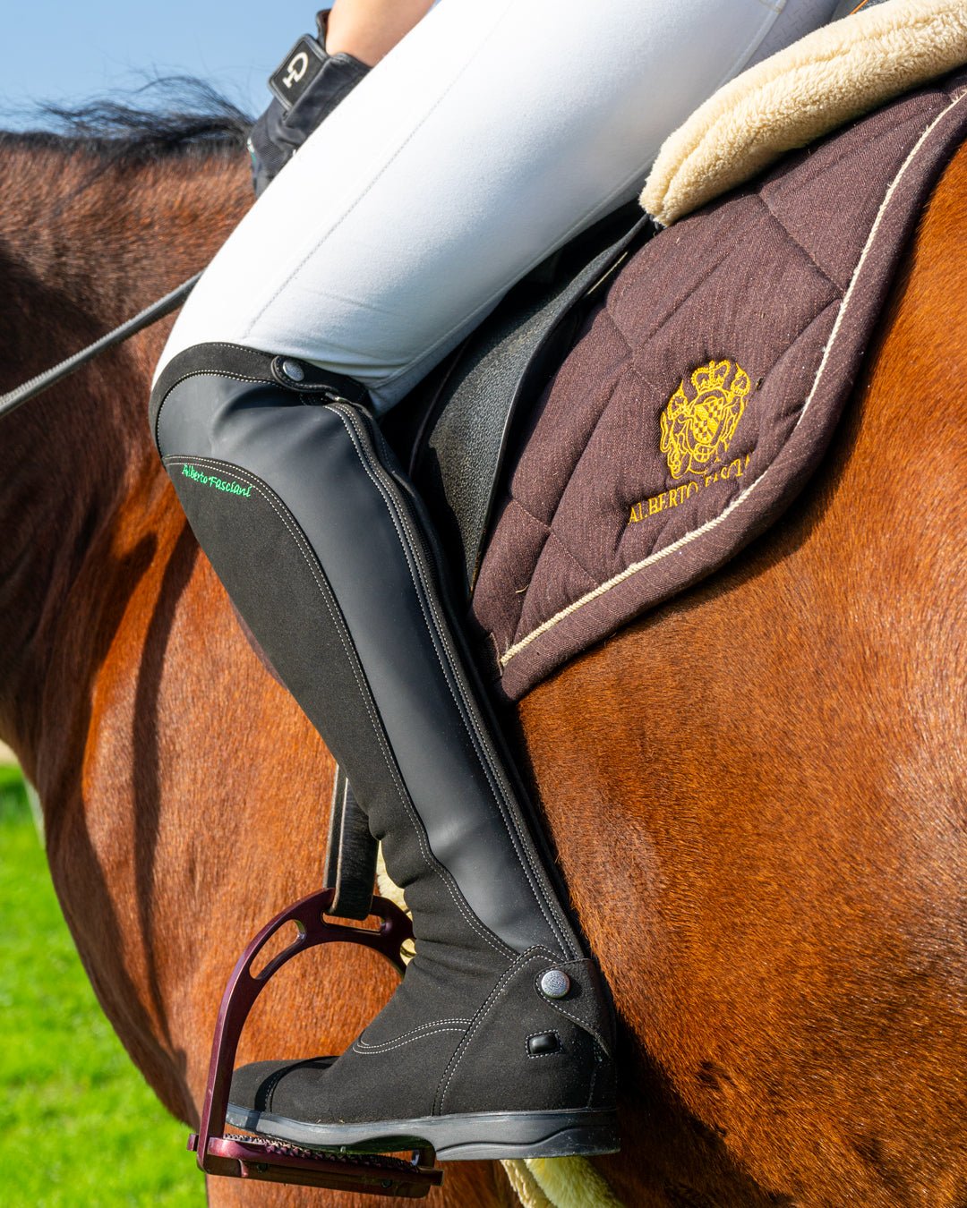 Alberto Fasciani Urbino Lim Vegan Black Riding Boots (Sizes 35 - 39) - Alberto Fasciani - Equiluxe Tack