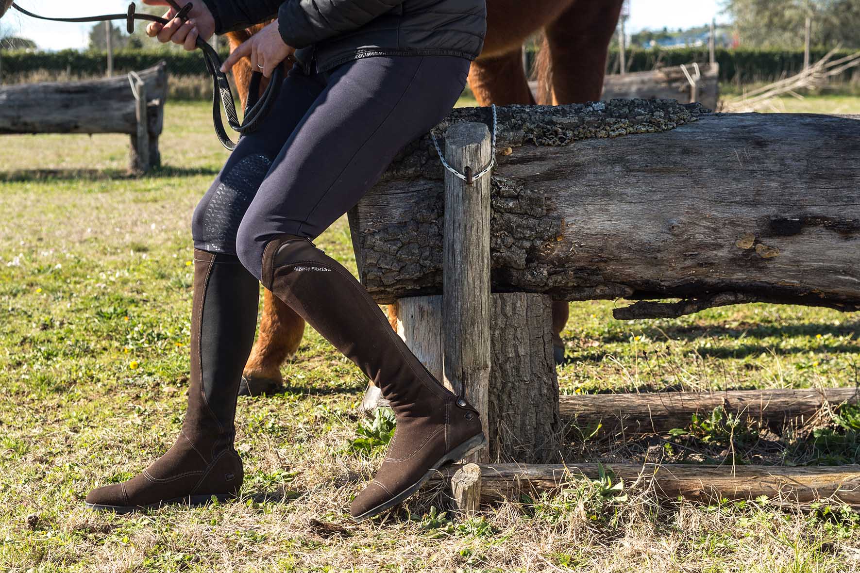 Alberto Fasciani Urbino Lim Vegan Brown Riding boots (Sizes 35 - 39) - Alberto Fasciani - Equiluxe Tack