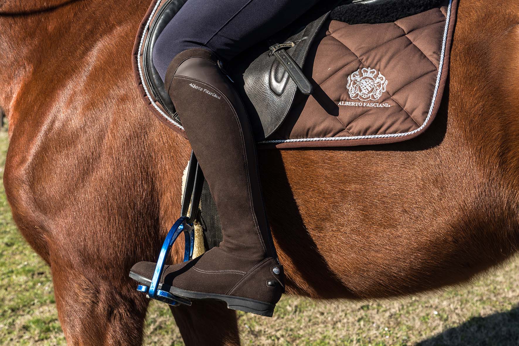 Alberto Fasciani Urbino Lim Vegan Brown Riding Boots (Sizes 40 - 45) - Alberto Fasciani - Equiluxe Tack