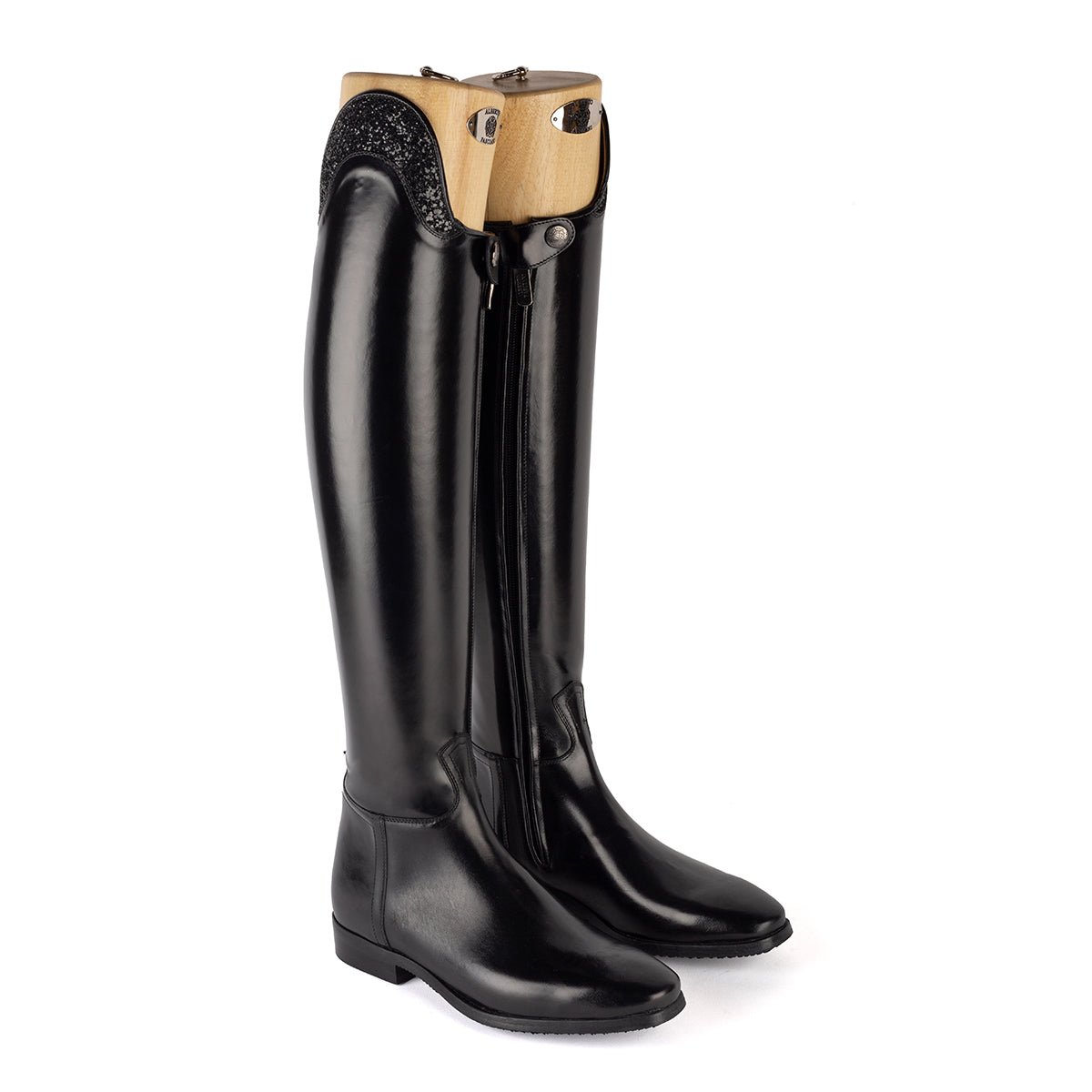 Alberto Fasciani VIENNA DRESSAGE Standard Riding Boot with Black Strass (Sizes 40 - 45) - Alberto Fasciani - Equiluxe Tack