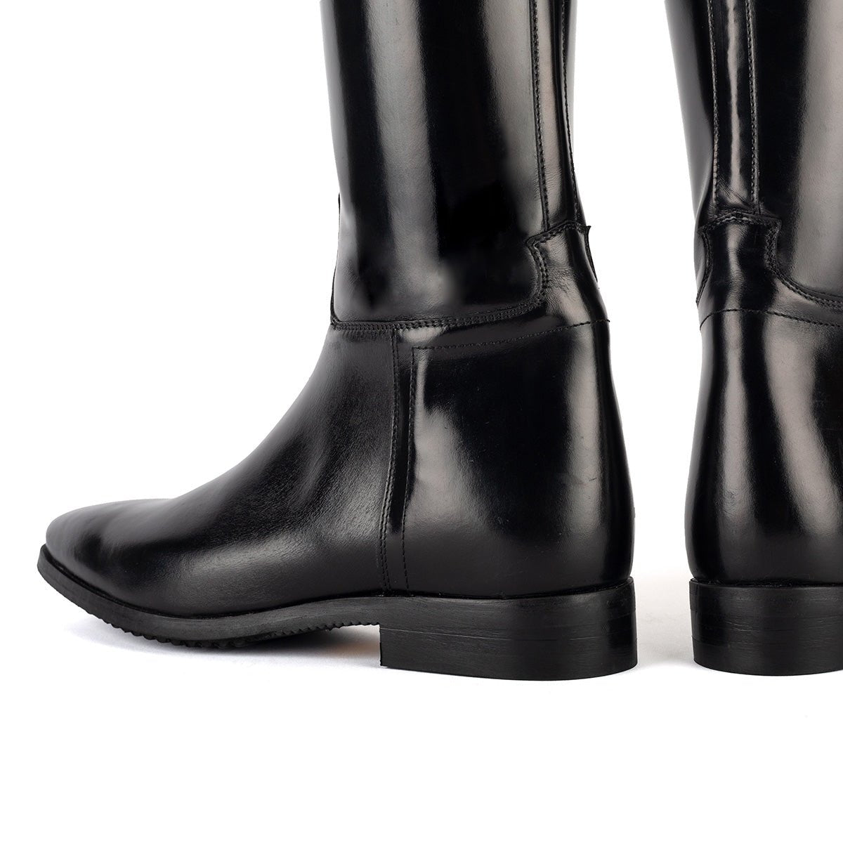Alberto Fasciani VIENNA DRESSAGE Standard Riding Boot with Black Strass (Sizes 40 - 45) - Alberto Fasciani - Equiluxe Tack