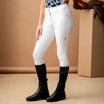 Alessandro Albanese® Aria Knee Patch Mid Rise Breech - Alessandro Albanese - Equiluxe Tack