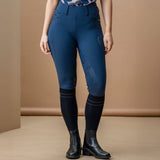 Alessandro Albanese Fina Full Seat Brushed Hybrid Breech - Alessandro Albanese - Equiluxe Tack