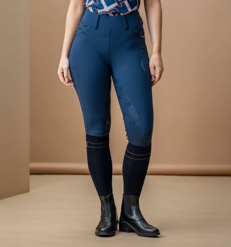 Alessandro Albanese Fina Full Seat Brushed Hybrid Breech - Alessandro Albanese - Equiluxe Tack