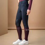 Alessandro Albanese Fina Knee Grip Brushed Hybrid Breech - Alessandro Albanese - Equiluxe Tack