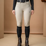 Alessandro Albanese Fina Knee Grip Brushed Hybrid Breech - Alessandro Albanese - Equiluxe Tack