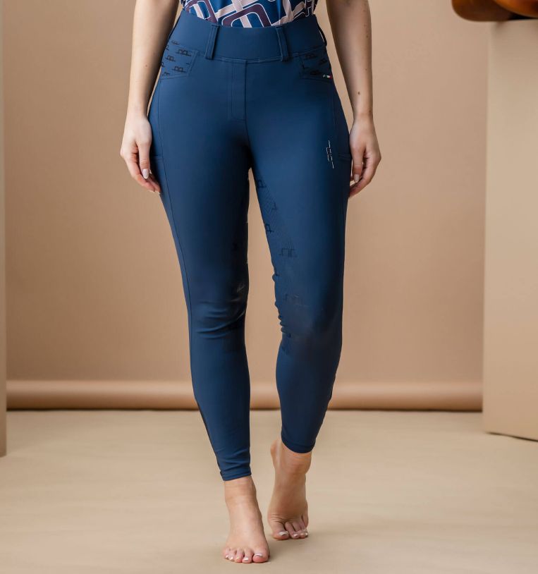 Alessandro Albanese Fina Knee Grip Brushed Hybrid Breech - Alessandro Albanese - Equiluxe Tack