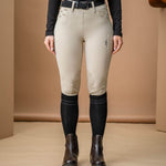Alessandro Albanese Fina Knee Grip Hybrid Breech - Equiluxe Tack - Equiluxe Tack