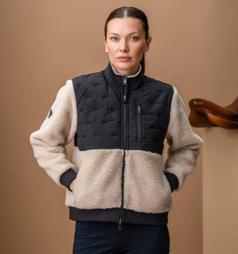 Alessandro Albanese Lorenza Zip Through Borg Fleece - Alessandro Albanese - Equiluxe Tack