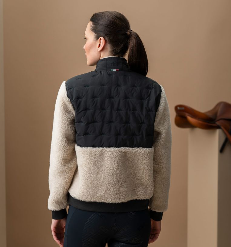 Alessandro Albanese Lorenza Zip Through Borg Fleece - Alessandro Albanese - Equiluxe Tack